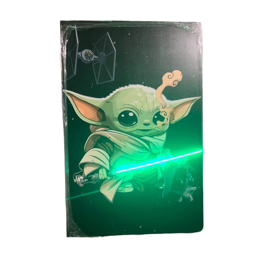 Baby Yoda Weed Neon