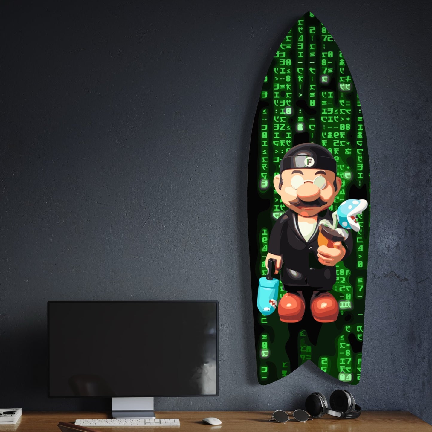 Mario Bros Matrix Tabla de Surf