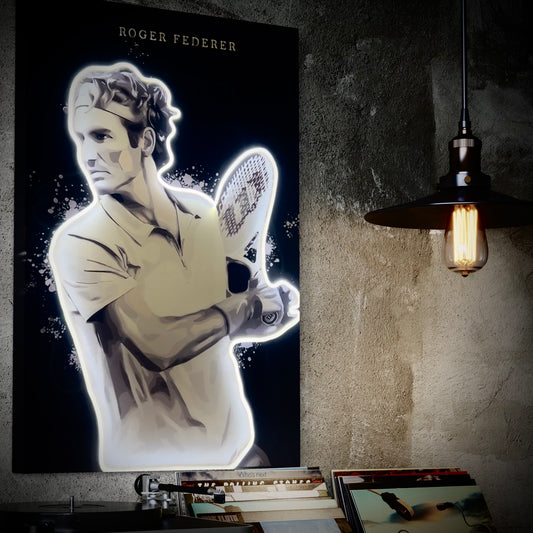 Roger Federer. Neon