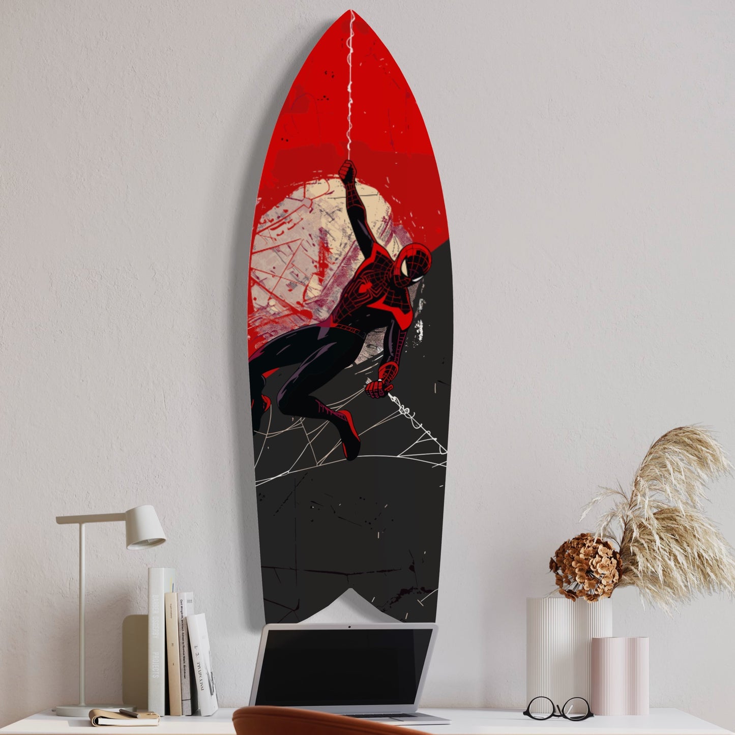 Spiderman tabla de surf