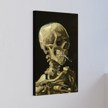 Calavera con un cigarrillo, Van Gogh