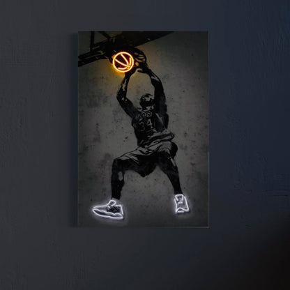 Shaquille O'neal light Neon