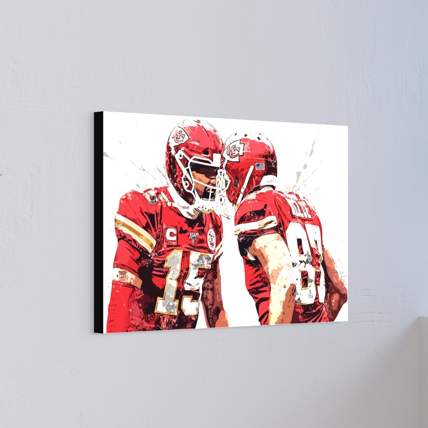 Patrick Mahomes y Travis Kelce, KC