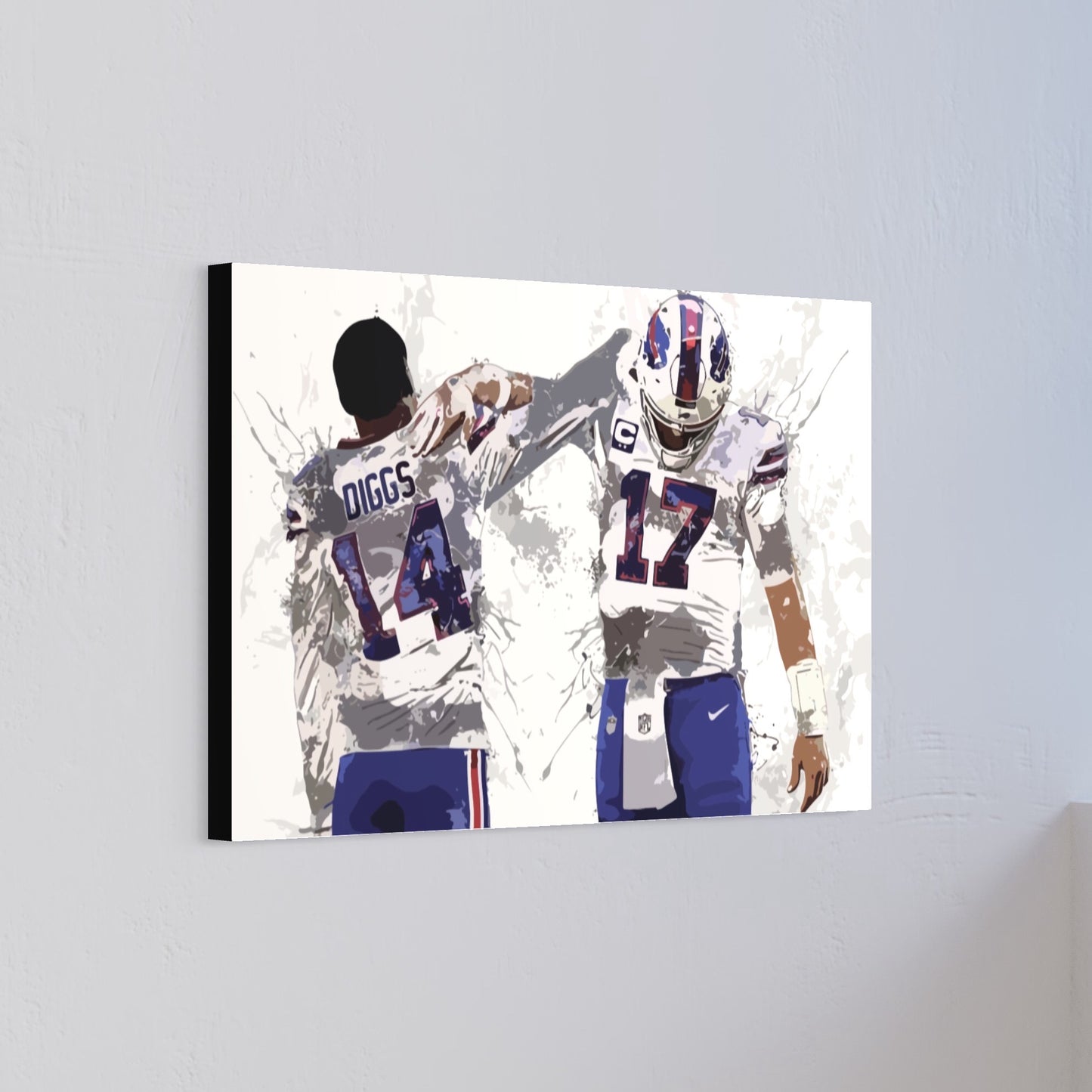 Josh Allen y Stefon Diggs